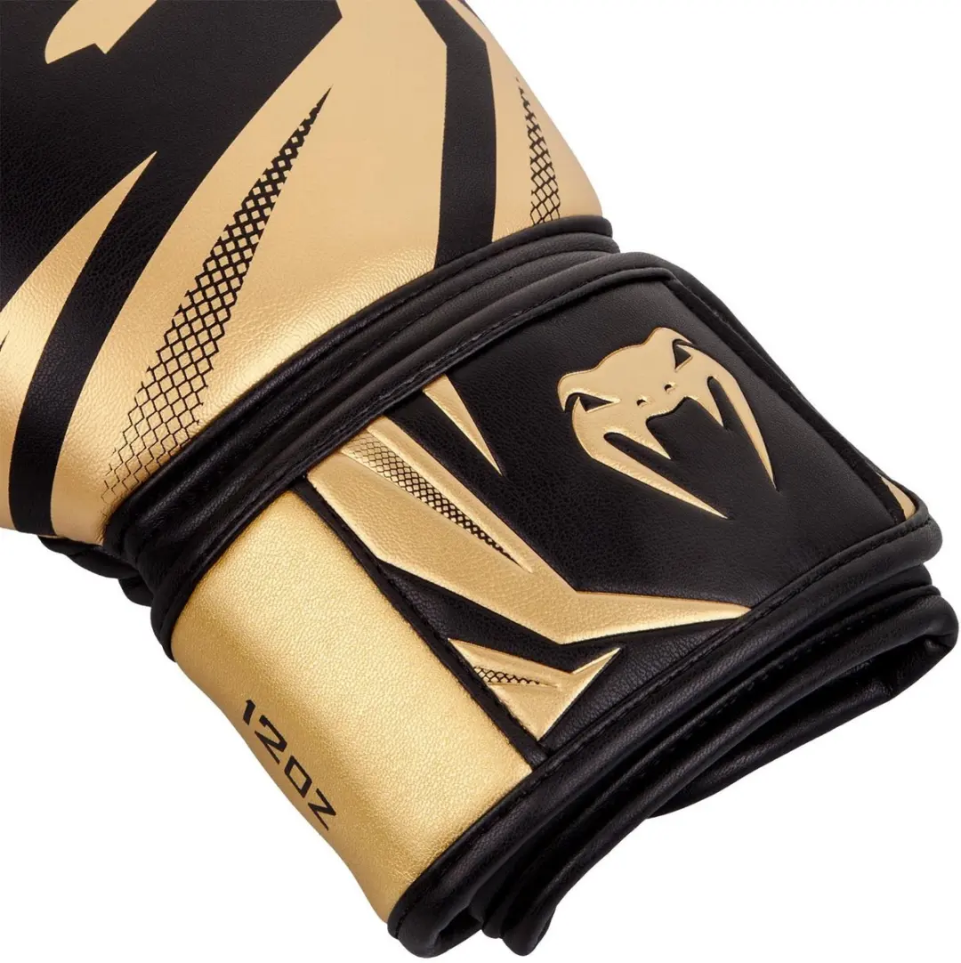 Venum Gear Challenger 3.0 Bokshandschoenen 12oz - Zwart/Goud