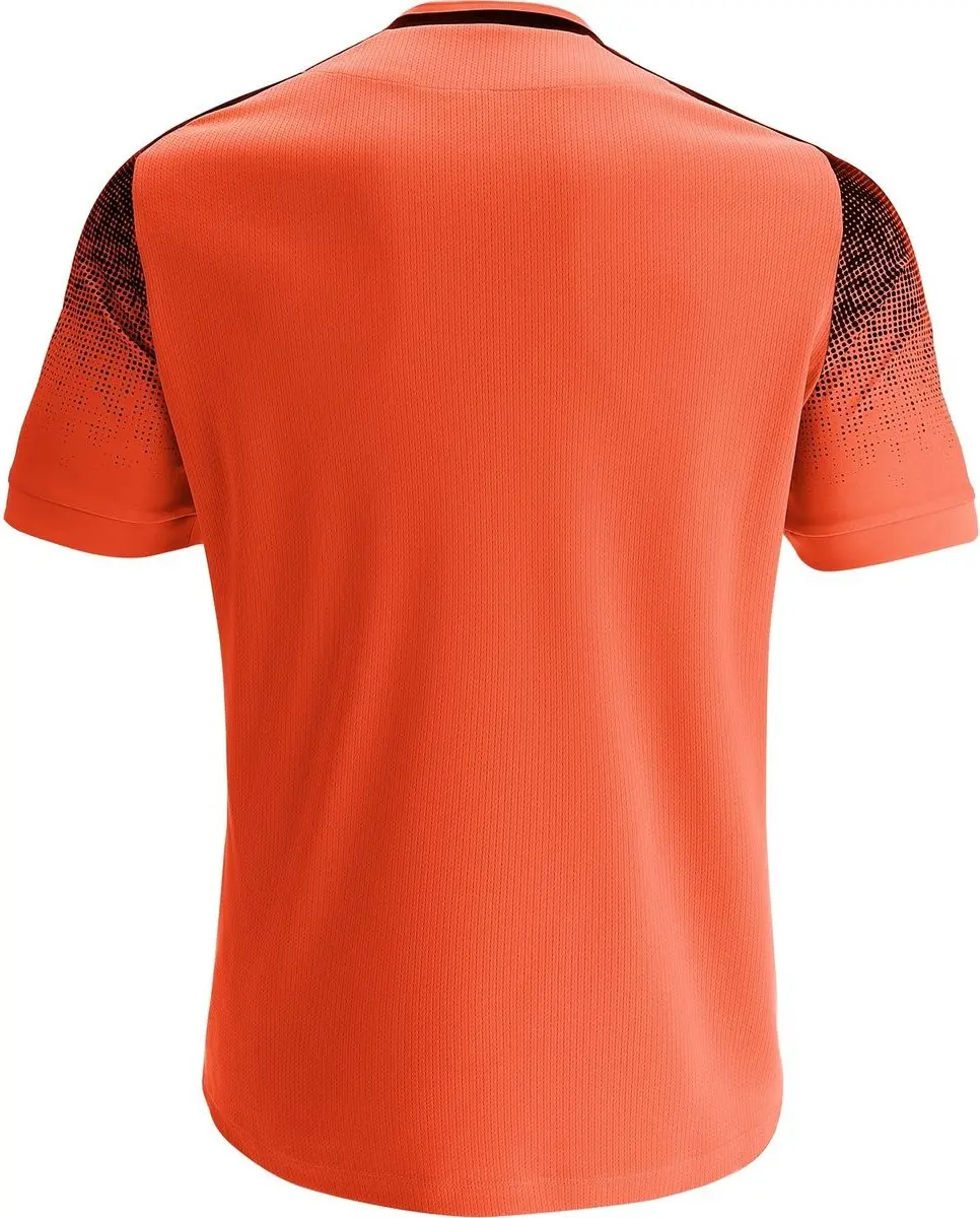 Macron Alioth Heren Shirt Korte Mouw - Oranje/Zwart L