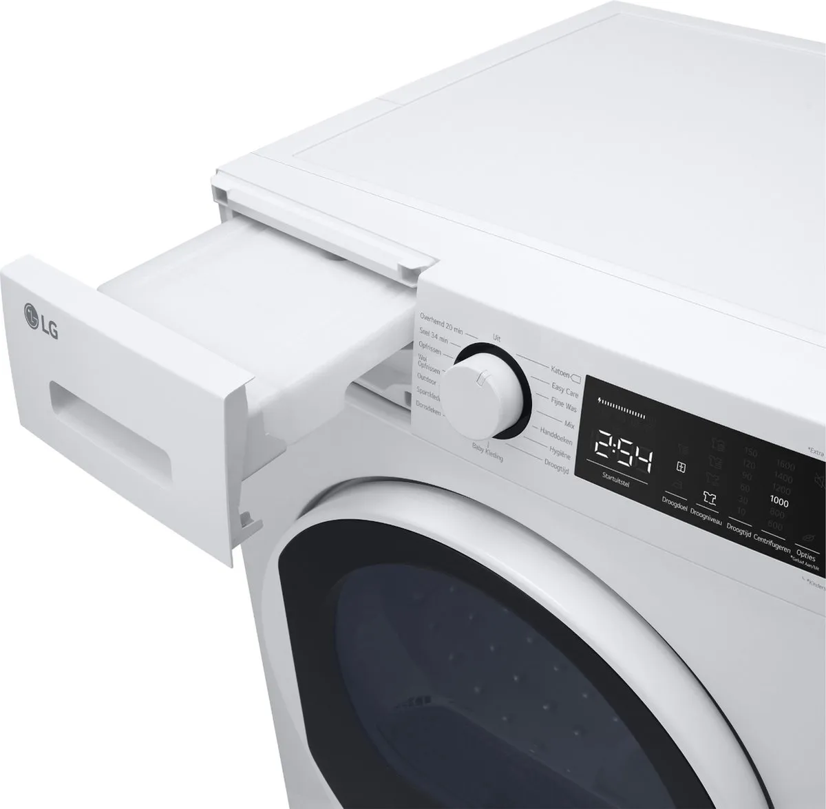 LG RH80T2AP6RM Warmtepompdroger 8 kg - Wit - afbeelding 6 van 6