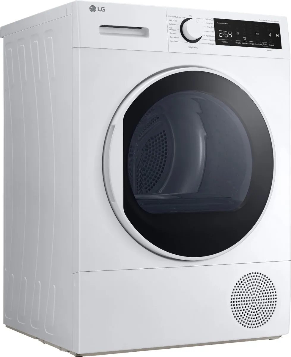 LG RH80T2AP6RM Warmtepompdroger 8 kg - Wit