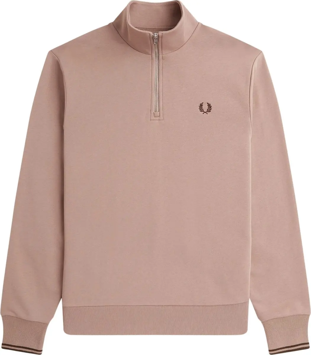 Fred Perry Half Zip Sweatshirt M3574-S52 - Roze