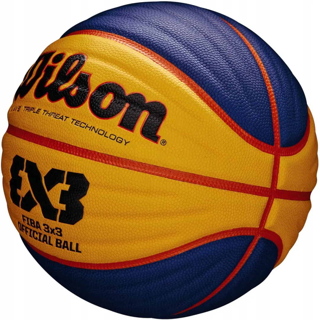 Wilson FIBA 3x3 Basketbal Maat 6 - Geel/Blauw