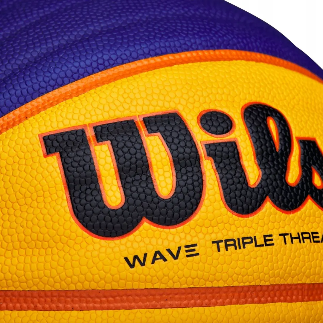 Wilson FIBA 3x3 Basketbal Maat 6 - Geel/Blauw