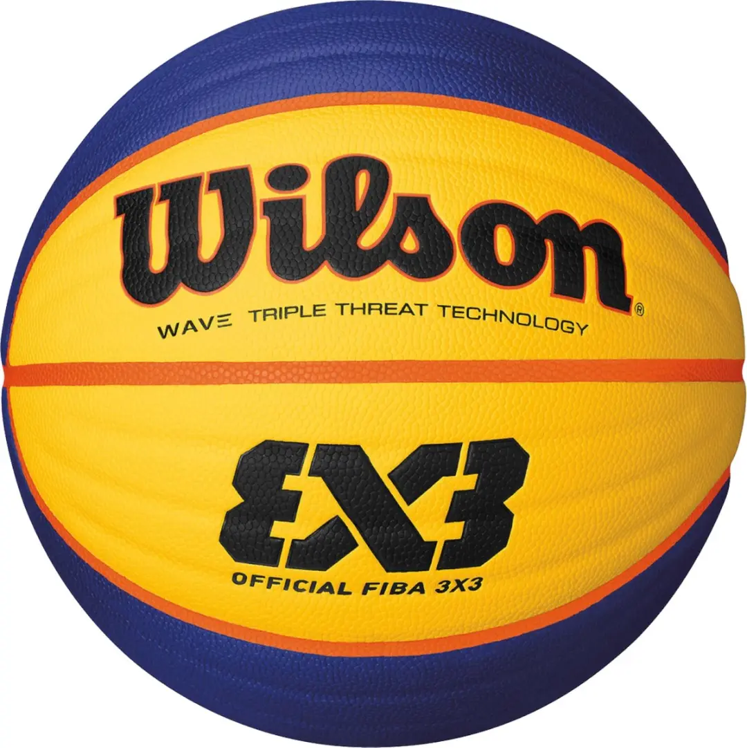 Wilson FIBA 3x3 Basketbal Maat 6 - Geel/Blauw