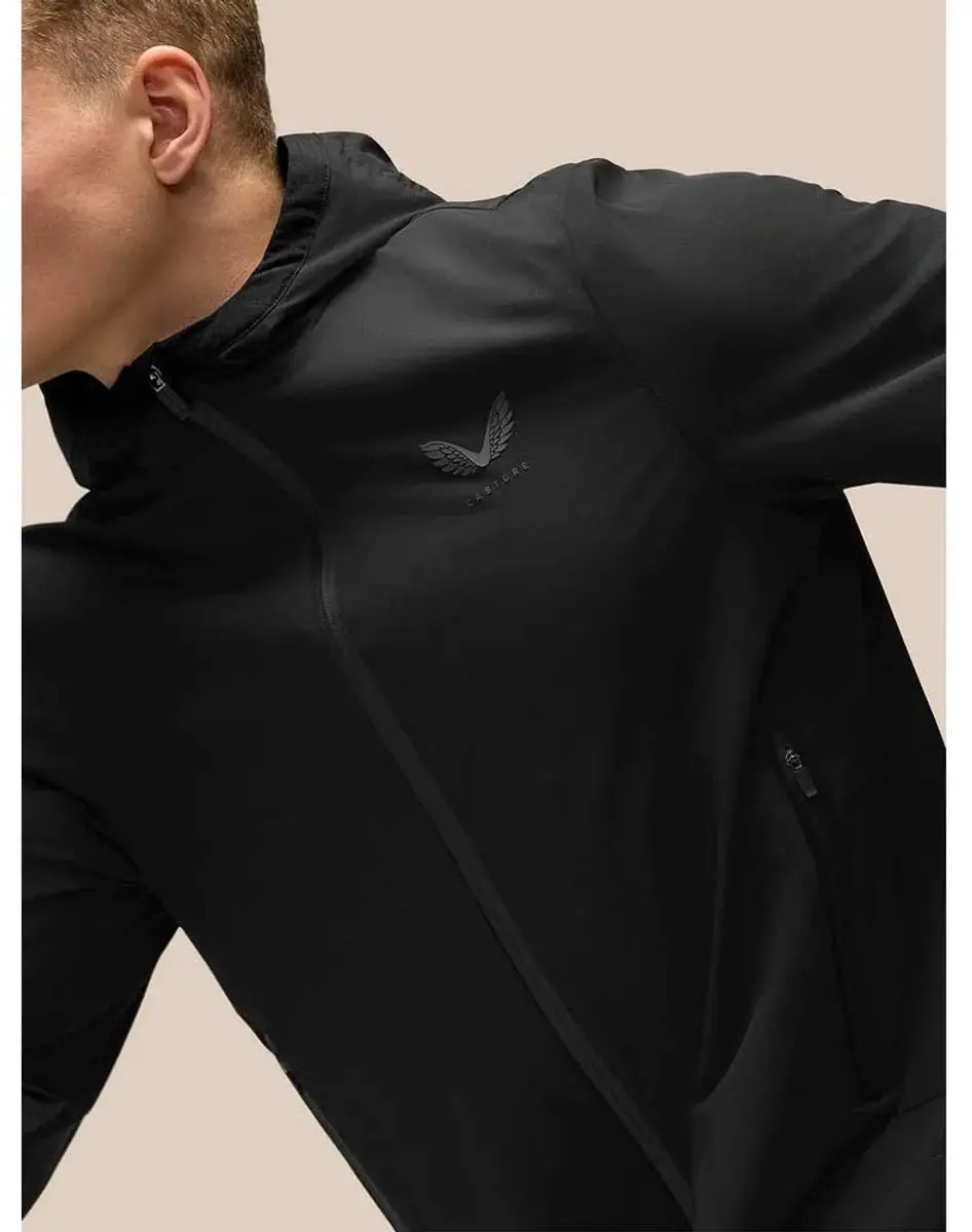 Castore Flex Classic Woven Jas - M - Zwart