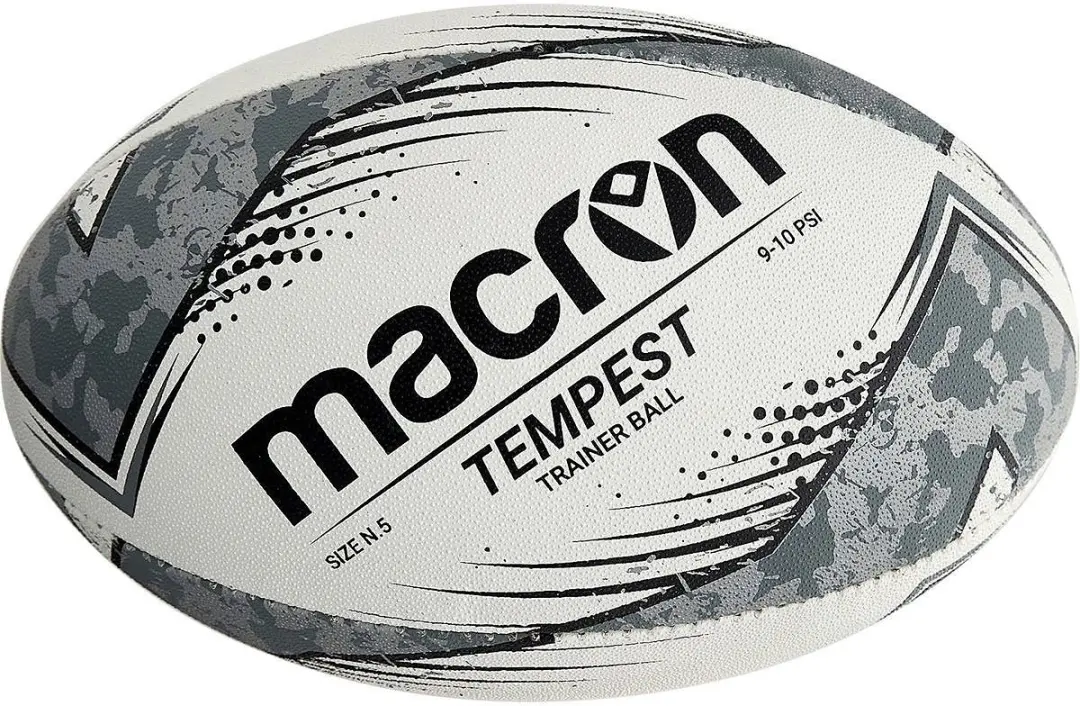 Macron Tempest Rugbybal Maat 3 - Zwart