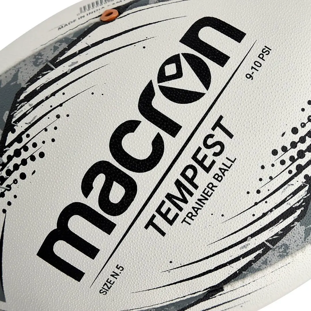 Macron Tempest Rugbybal Maat 3 - Zwart