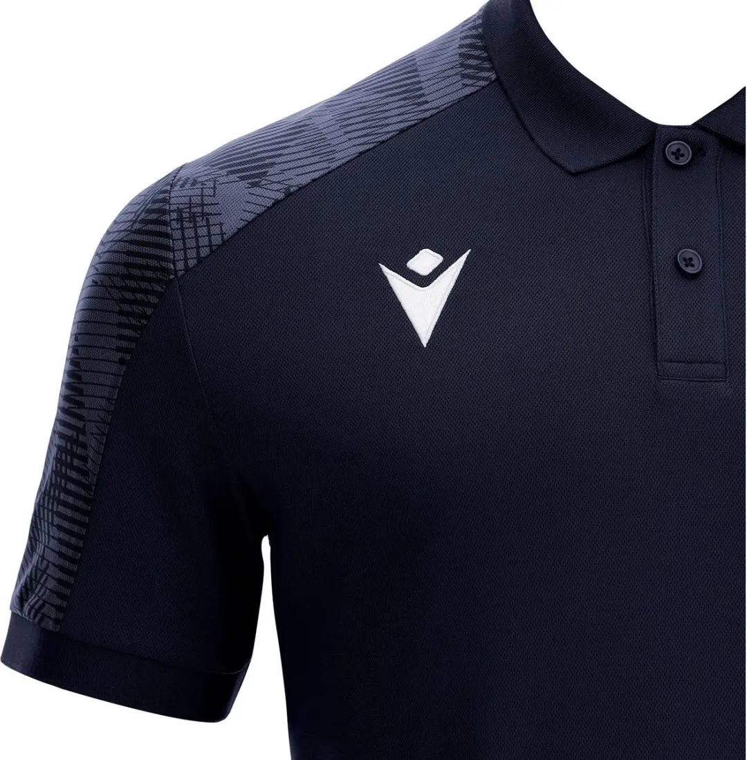 Macron Excellence Rock Polo Kinderen 128 - Marine