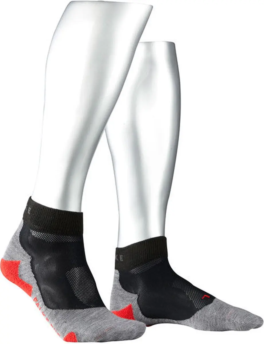 Falke RU5 Short Hardloopsokken Heren - Maat 46-48 - Zwart