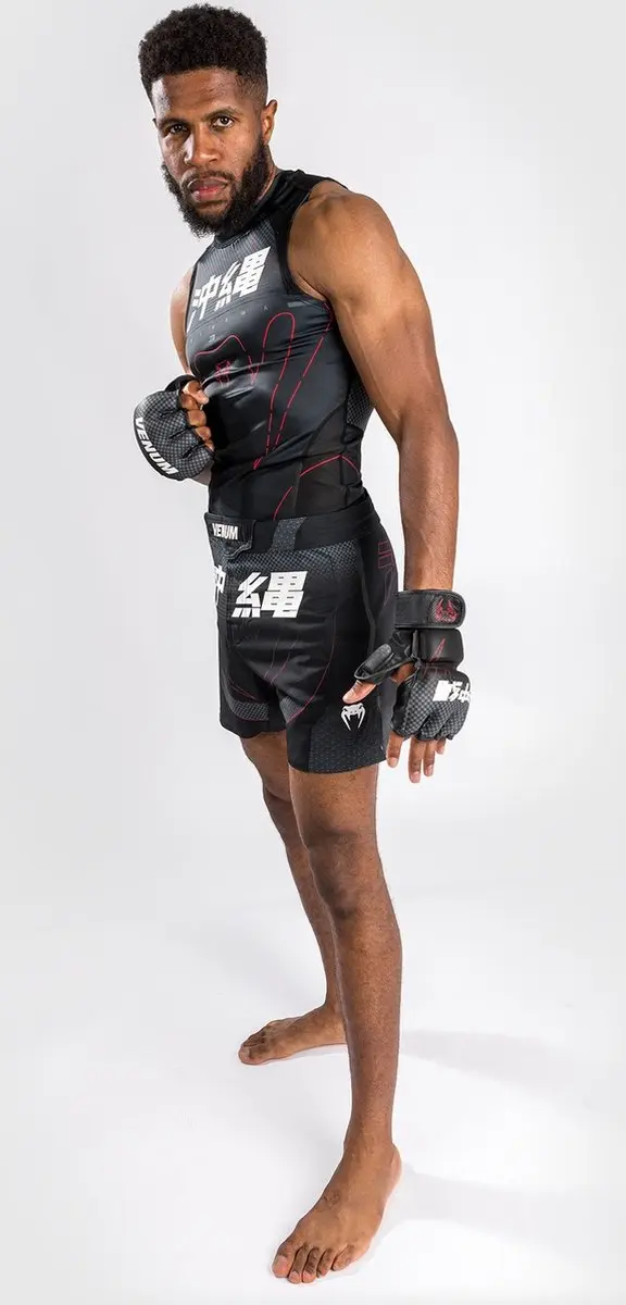 Venum Okinawa 3.0 Vechtsportbroek Fightshort - XL - Zwart/Rood - afbeelding 6 van 6