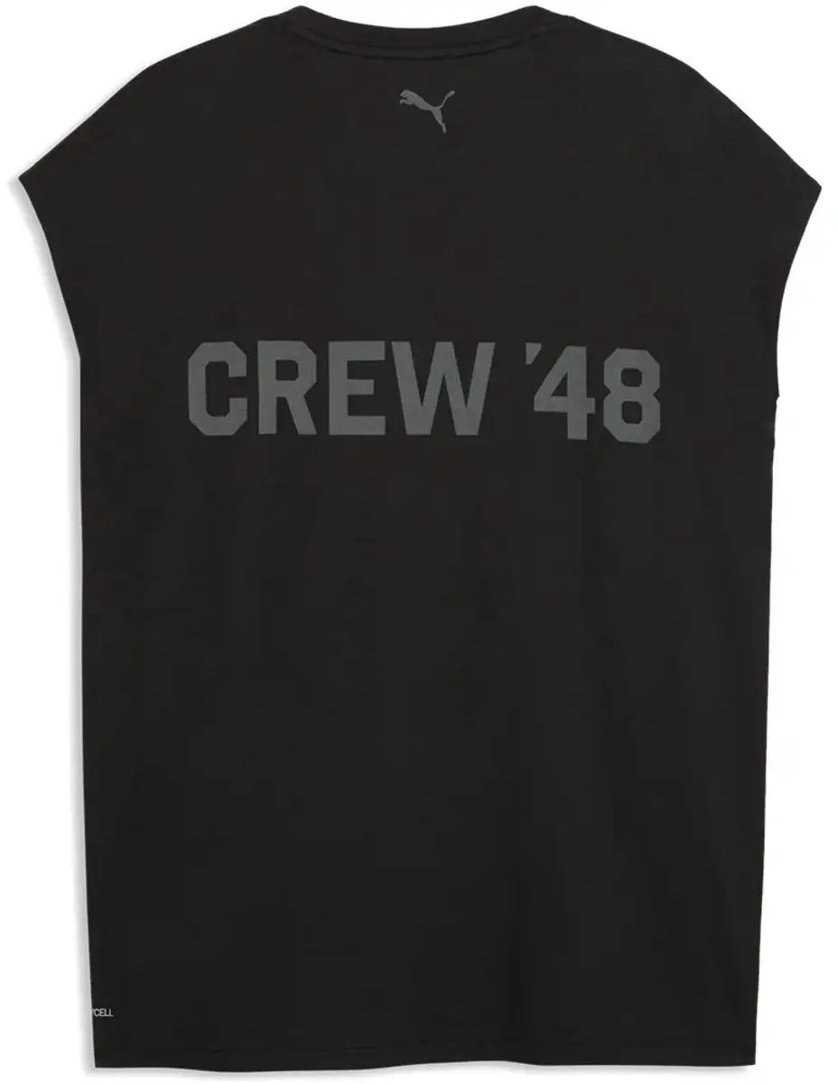 PUMA Cutoff Mouwloos T-shirt - L - Zwart
