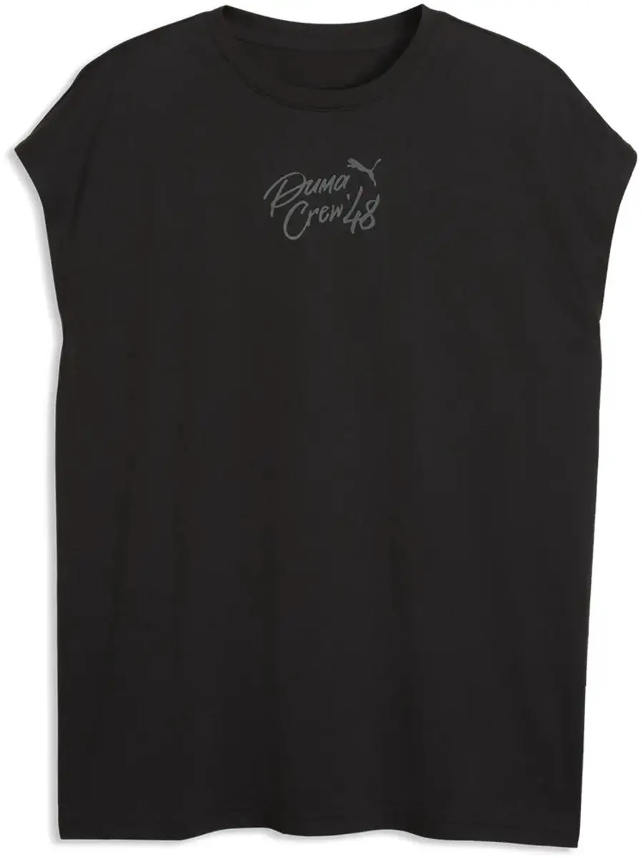 PUMA Cutoff Mouwloos T-shirt - L - Zwart