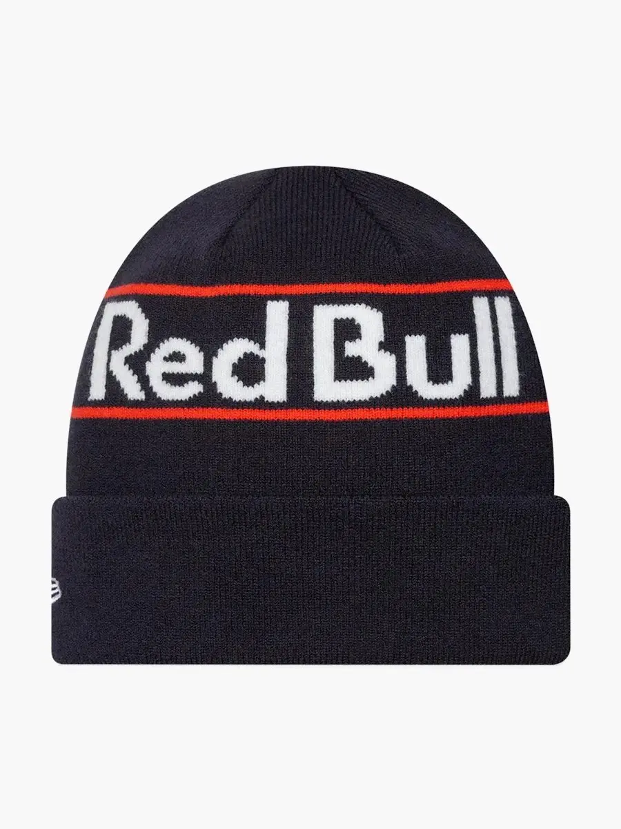 New Era Oracle Red Bull Racing Beanie 2025 - Max Verstappen & Yuki Tsunoda - Blauw