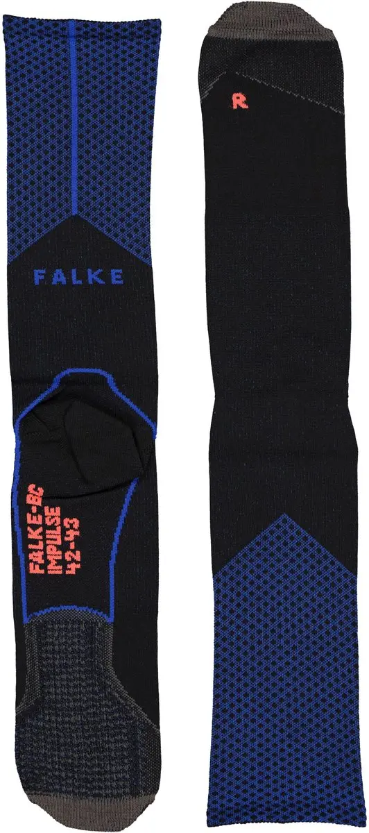 Falke BC Impulse Fietssokken - Zwart-Blauw