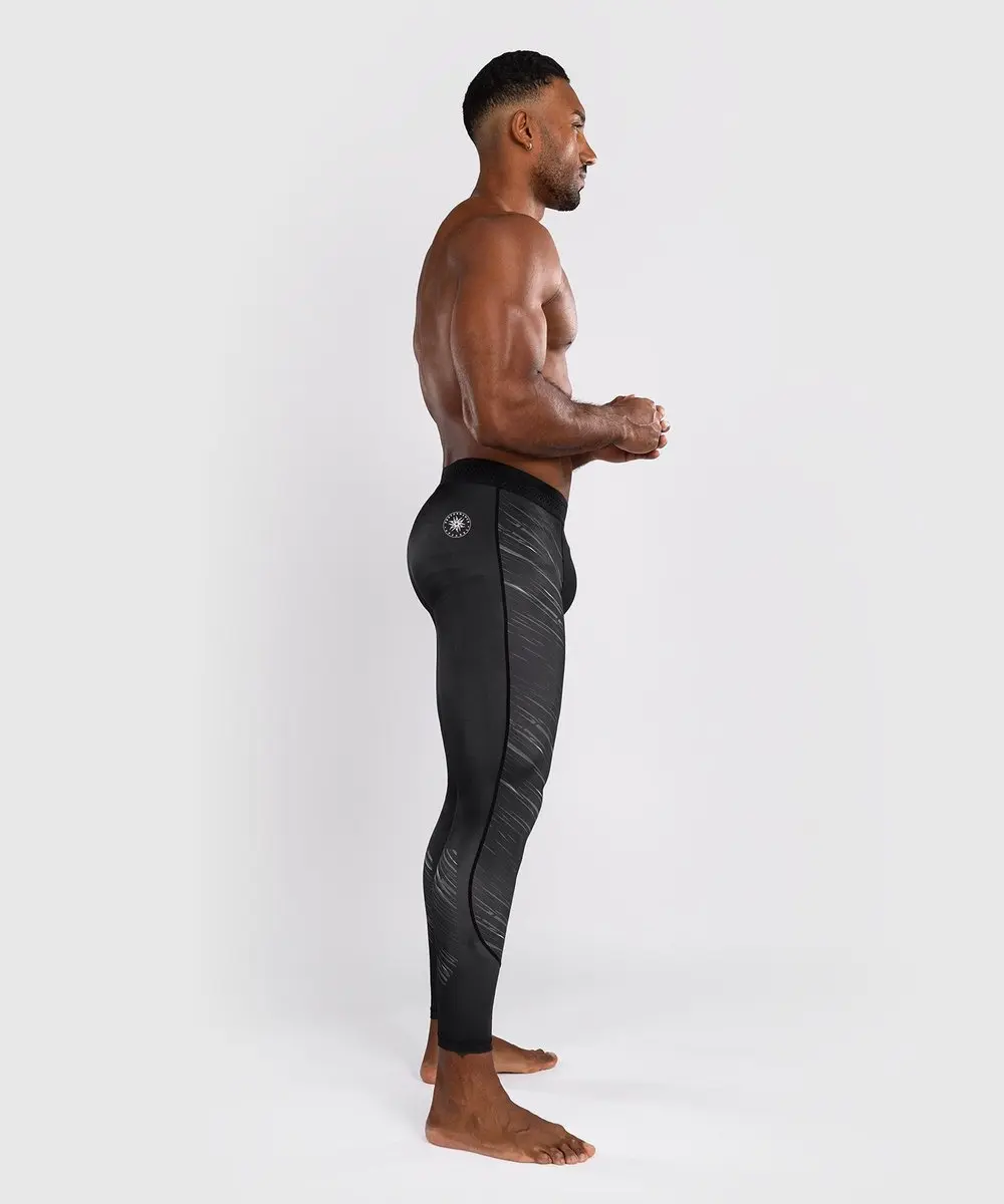Venum Tectonic Rapid Sports Legging - S - Zwart/Grijs/Wit