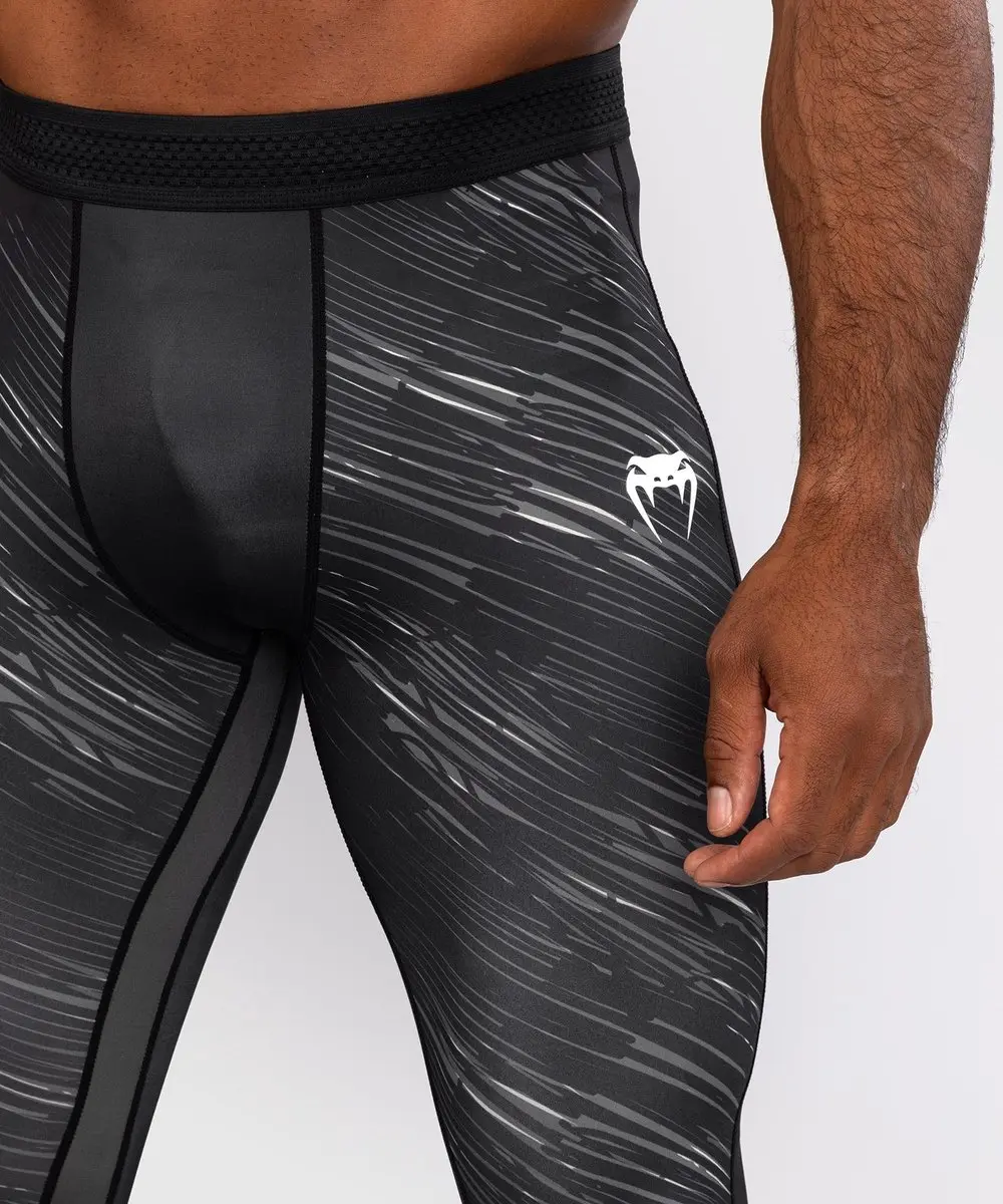 Venum Tectonic Rapid Sports Legging - S - Zwart/Grijs/Wit