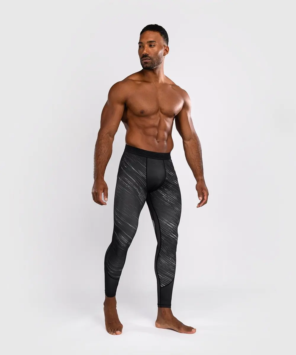 Venum Tectonic Rapid Sports Legging - S - Zwart/Grijs/Wit
