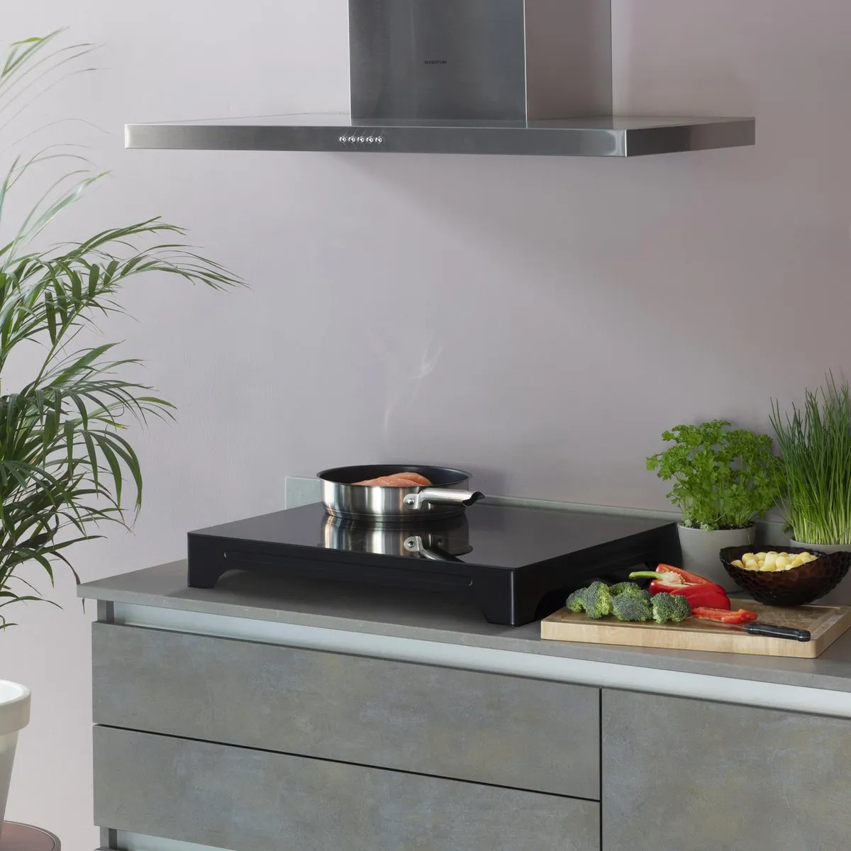 Inventum VKI6010ZWA Inductiekookplaat 4 Zones - 2600W - Zwart