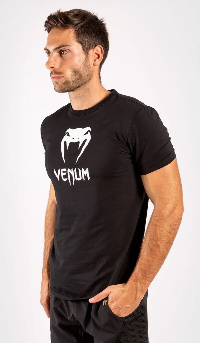 Venum Classic T-Shirt - Zwart/Wit M