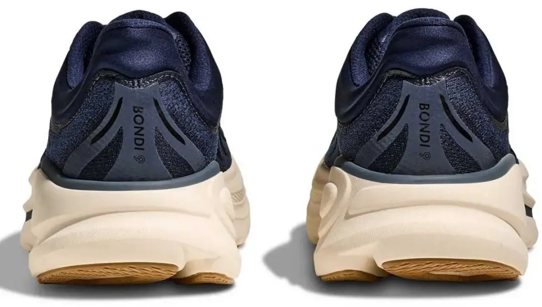Hoka Bondi 9 Hardloopschoenen Heren - 42 2/3 - Donkerblauw/Zwart