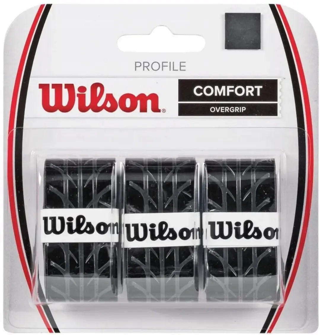 Wilson Owijka Profile Comfort Overgrip Zwart 3szt