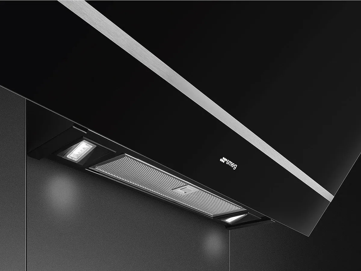 Smeg KV28N Afzuigkap Wandkap - 666 m³/uur - Zwart - afbeelding 6 van 6