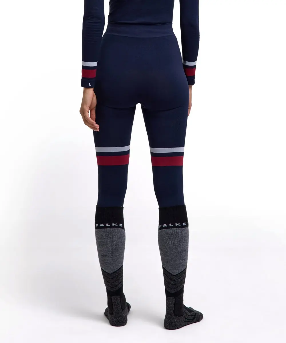 Falke Damen Maximum Warm Long Functioneel Ondergoed M - Blauw 6116