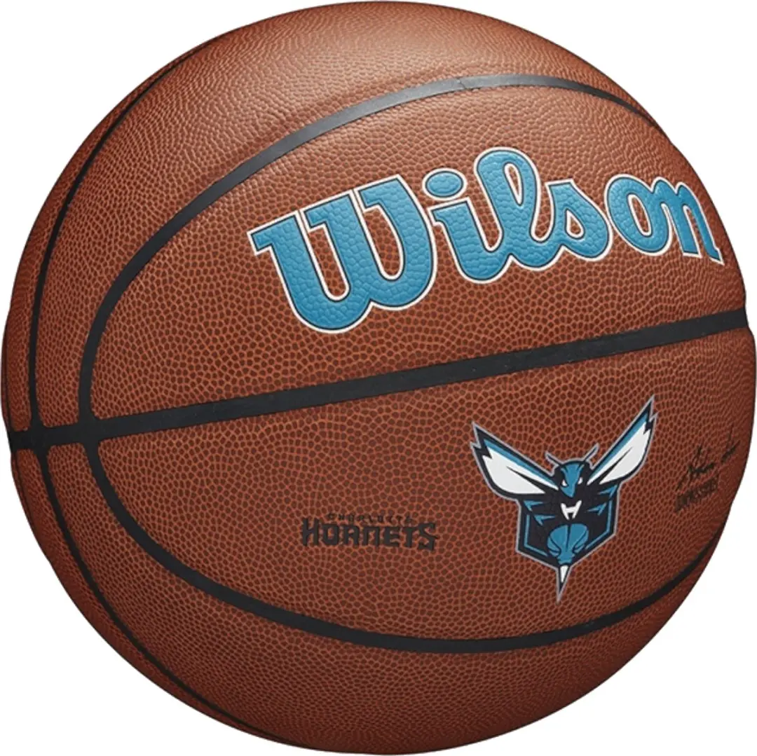 Wilson NBA Charlotte Hornets Basketbal Maat 5 - Blauw