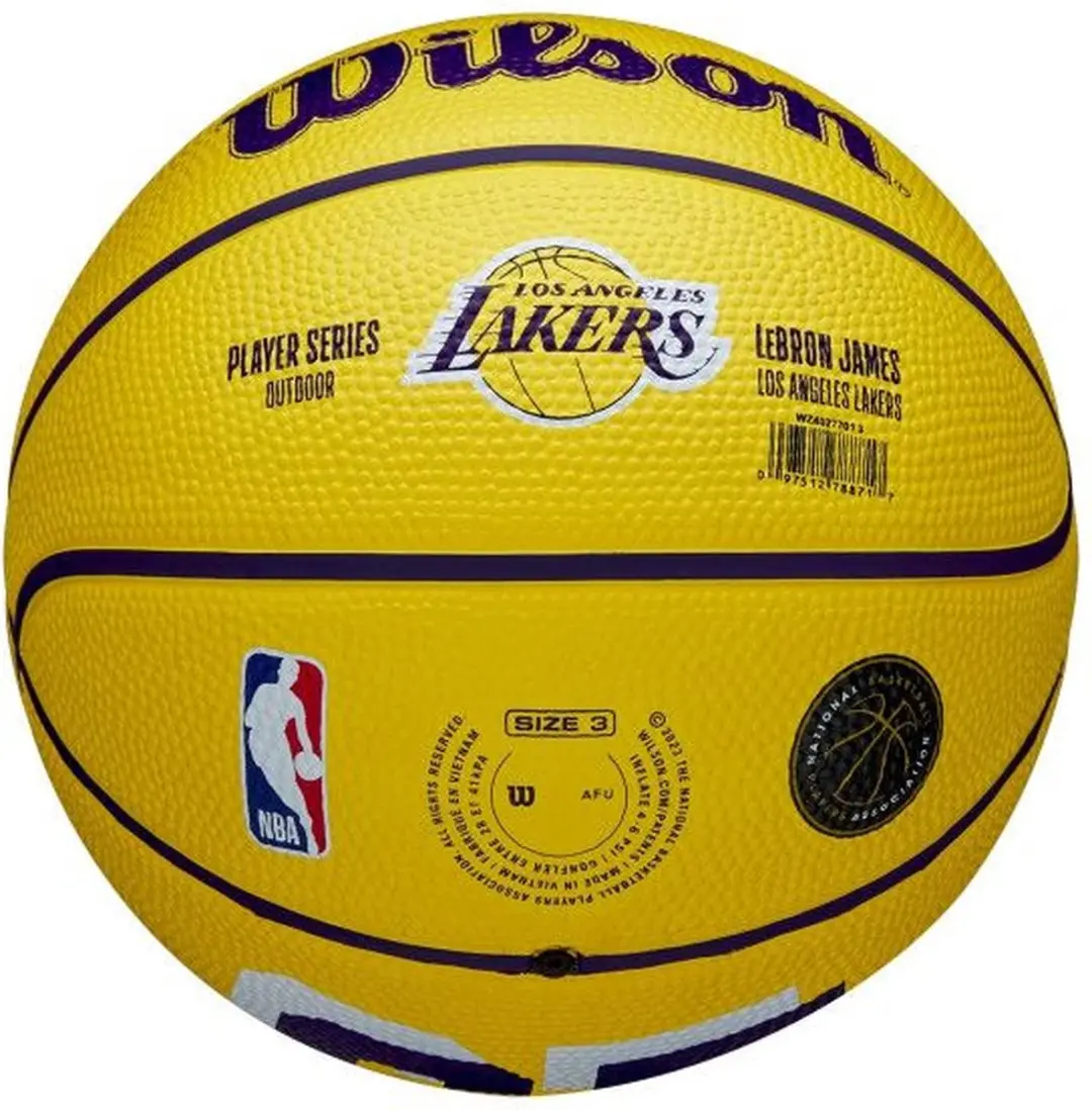 Wilson NBA LeBron James Mini Basketbal Maat 3