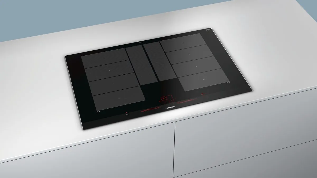 Siemens iQ700 EX875LYE3E Inductiekookplaat 4 Zones - Zwart/RVS