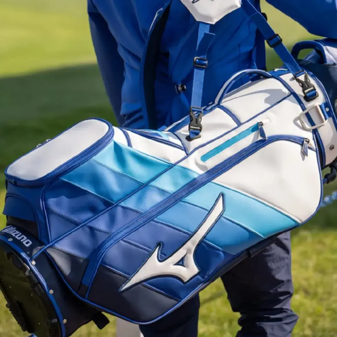 Mizuno Tour LW Stand Bag 2025 - Blauw/Wit