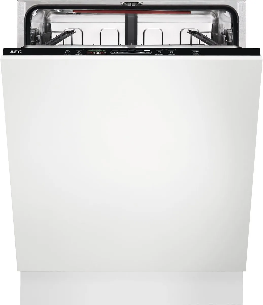 AEG FSB53637P Semi-Ingebouwde Vaatwasser 13 Couverts