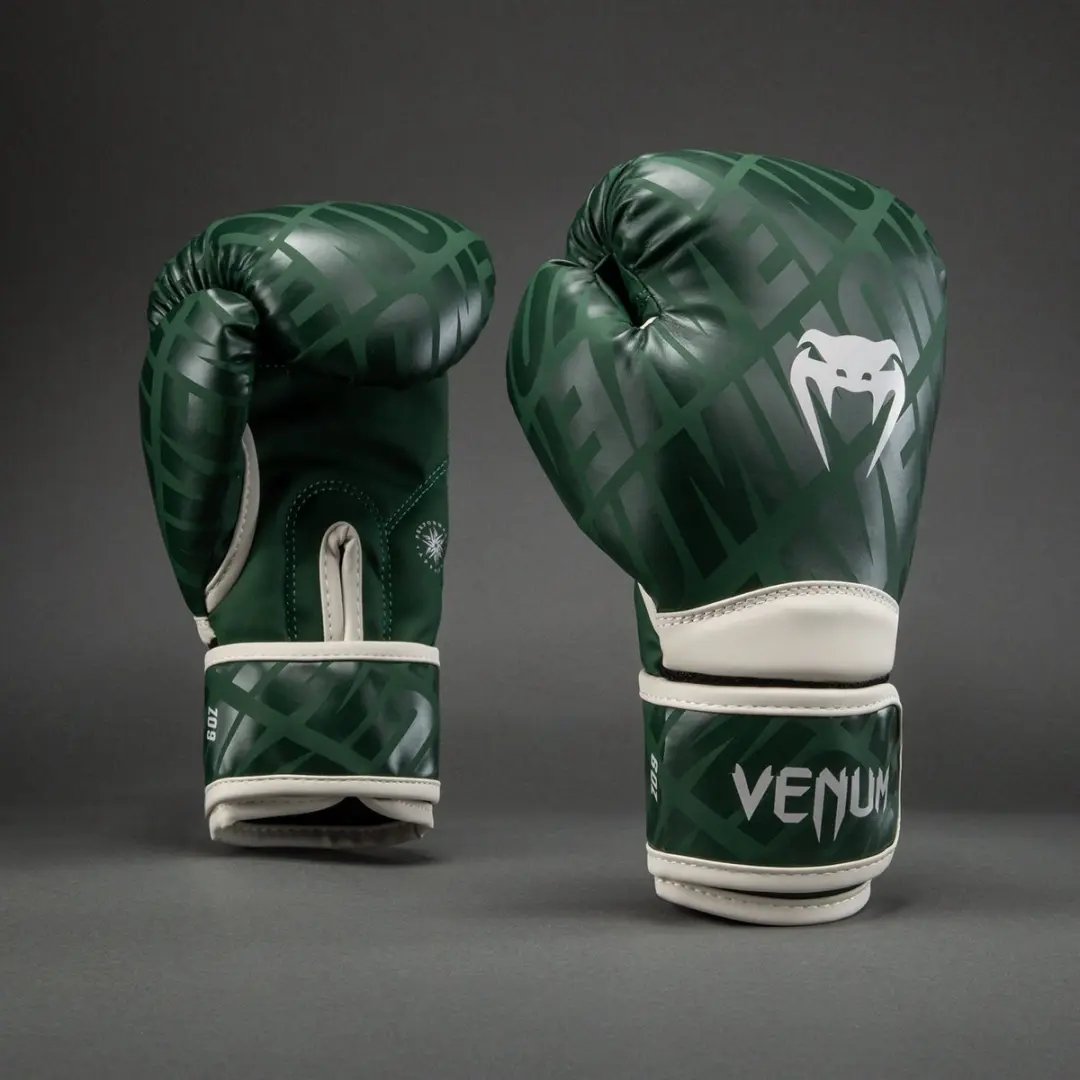 Venum Contender 1.5 XT Bokshandschoenen 8 oz - Forest Green/Off White