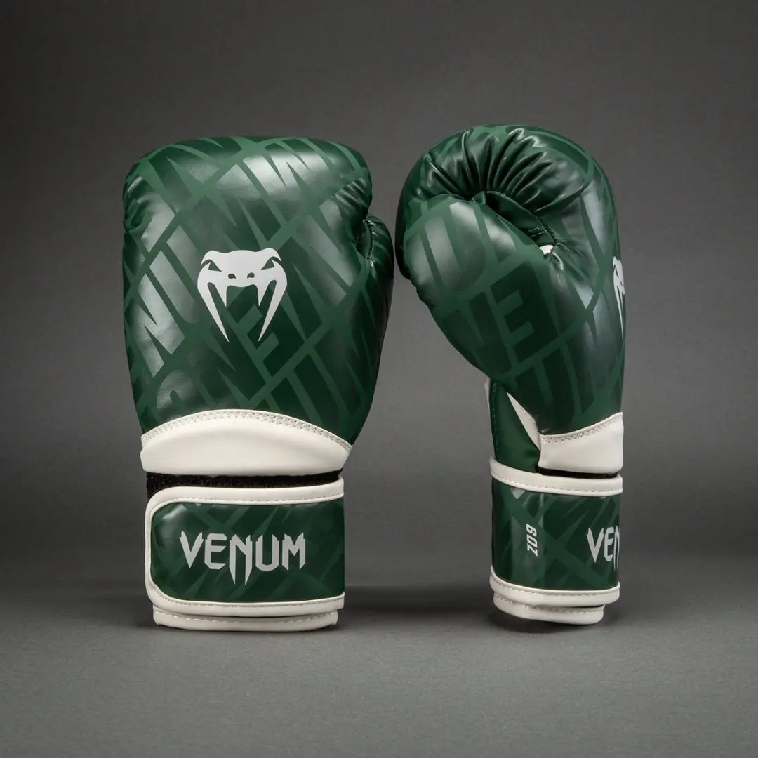 Venum Contender 1.5 XT Bokshandschoenen 8 oz - Forest Green/Off White