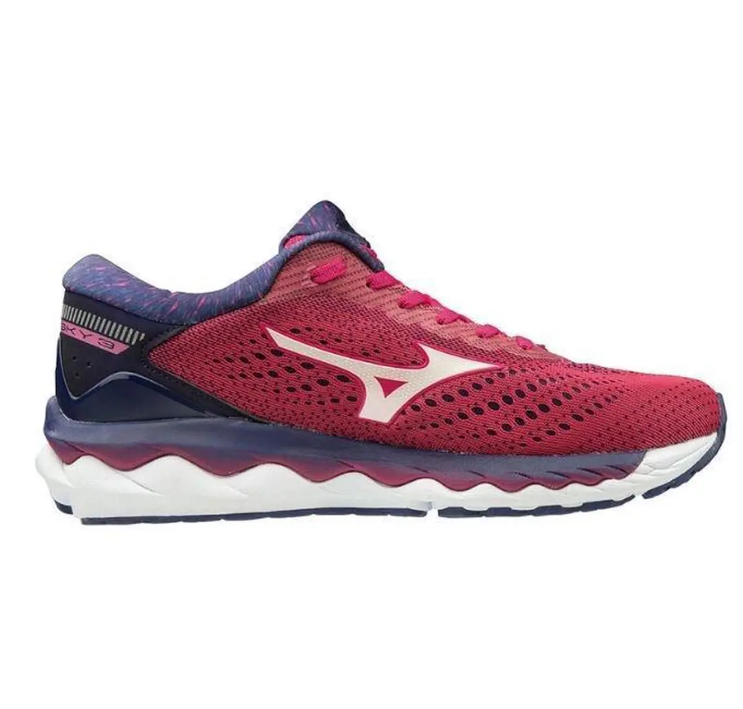 Mizuno Wave Sky 3 Dames - Roze - Maat 42