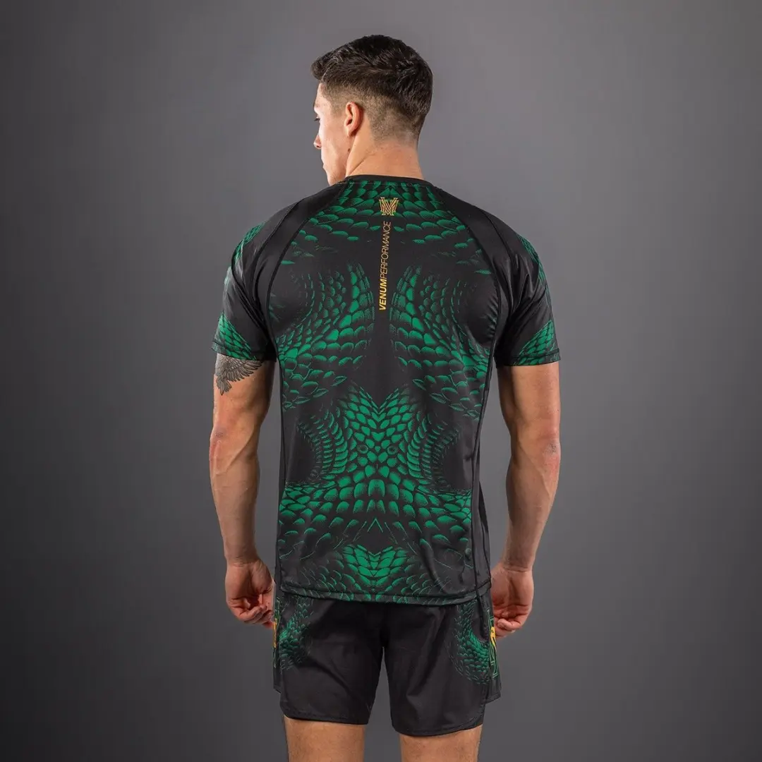 Venum Matupa Dry Tech T-Shirt XXL - Zwart/Groen/Goud