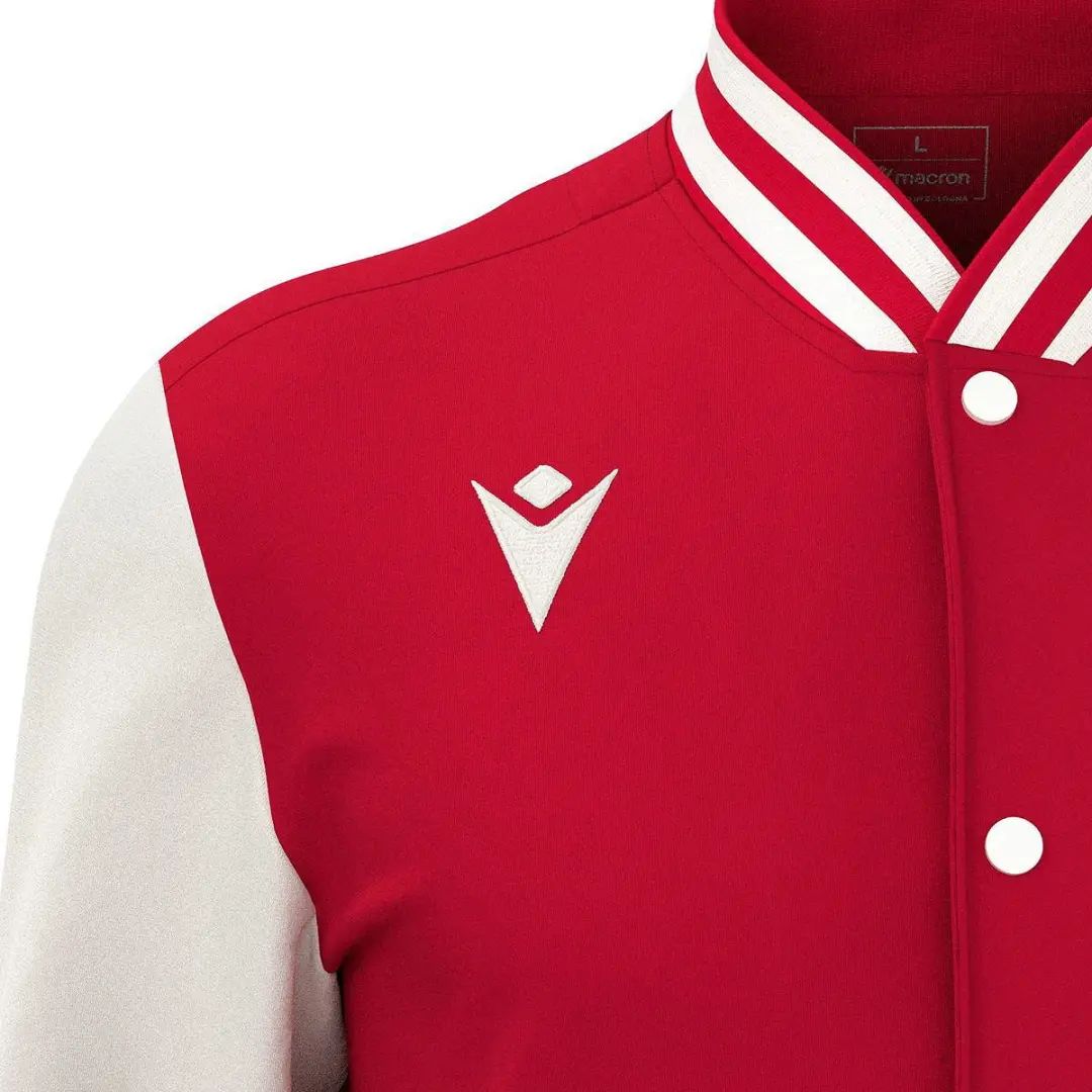 Macron Fiddle Vrijetijdsvest Heren 3801511 - L - Rood/Wit