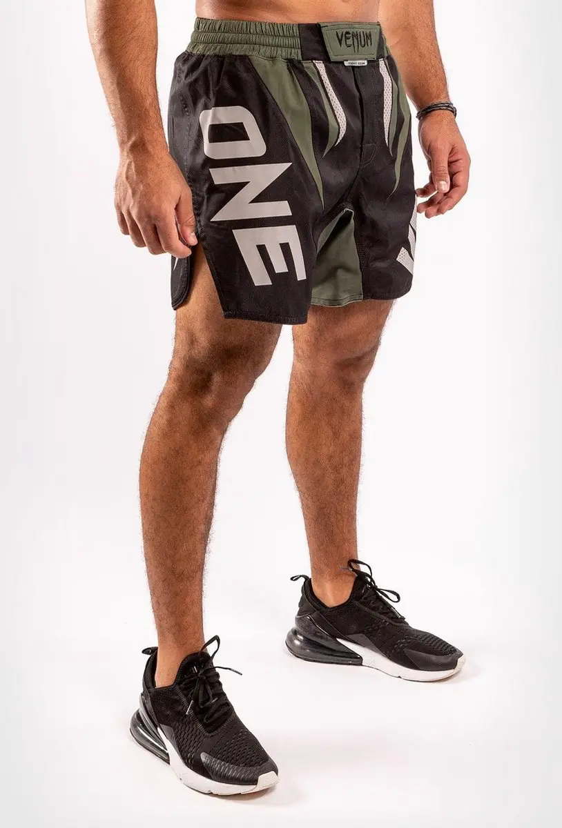 Venum ONE FC Impact Fight Shorts XXL - Zwart/Khaki