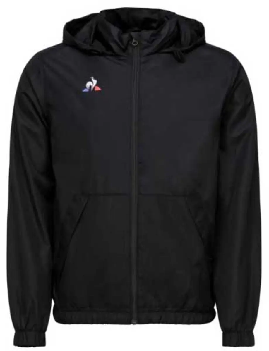 Le Coq Sportif Rain Jas Zwart XXL