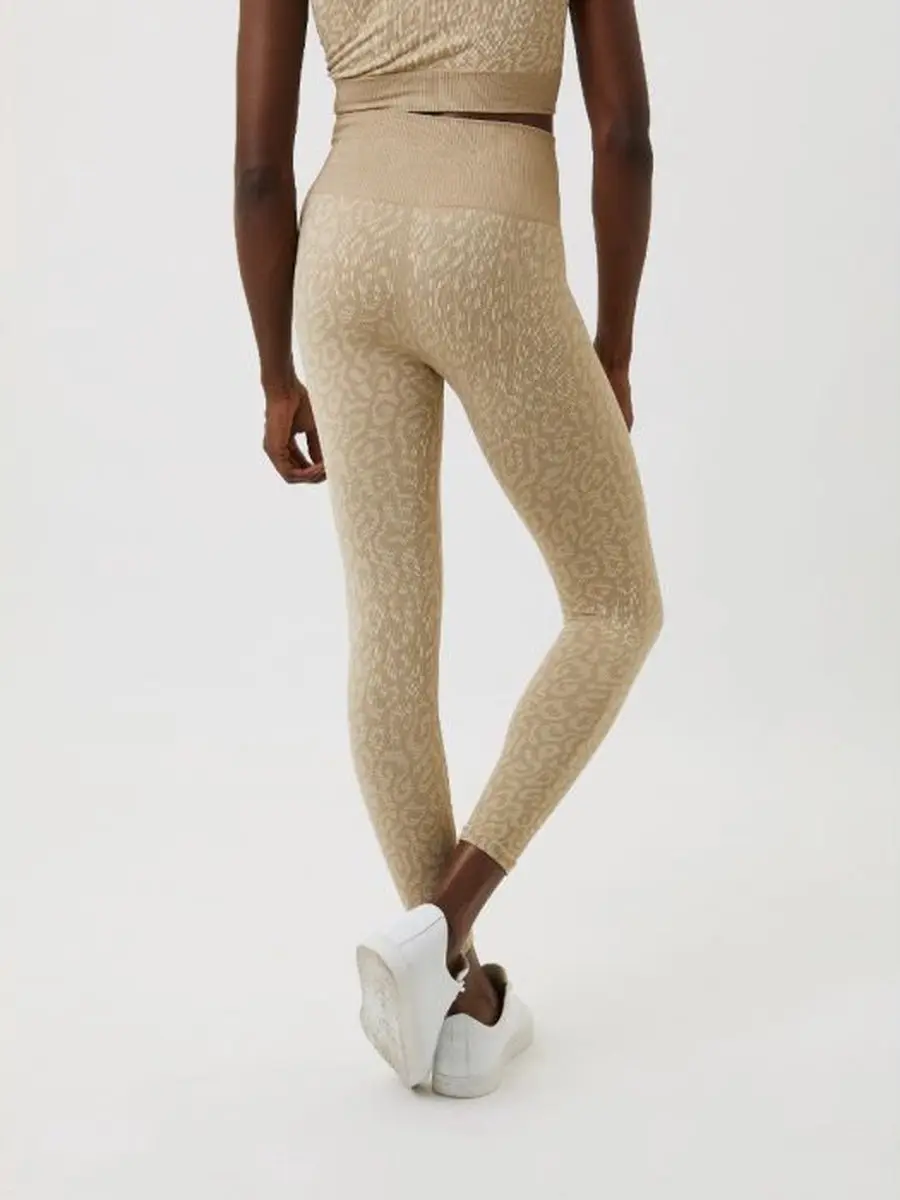 Björn Borg Dames Seamless Sportlegging Beige M/L