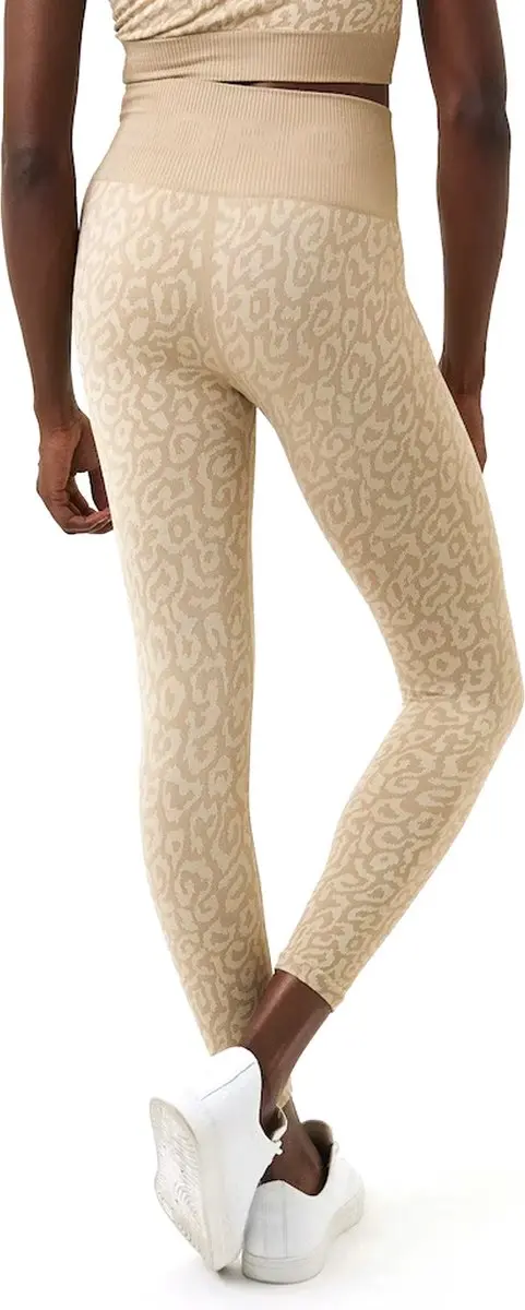 Björn Borg Dames Seamless Sportlegging Beige M/L