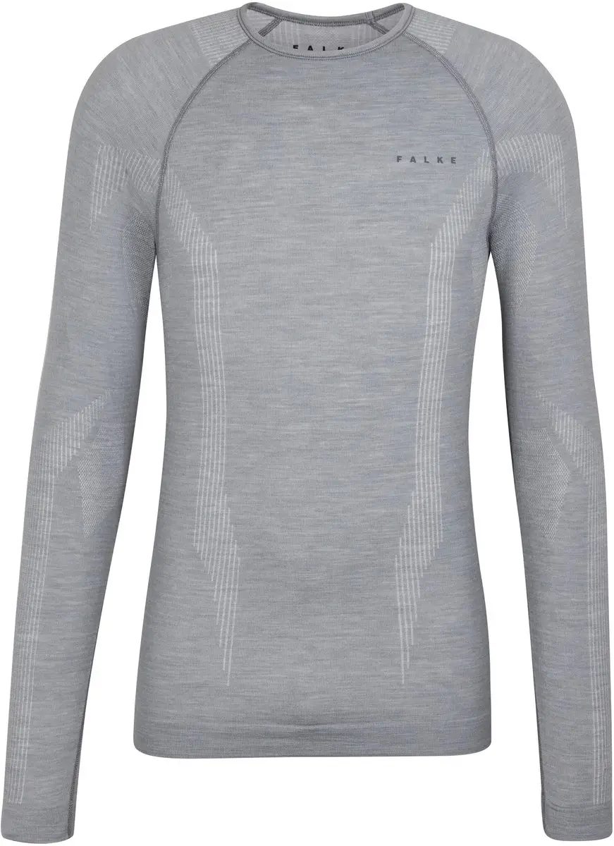 Falke Wool-Tech Longsleeve Heren - XXL - Grijs - afbeelding 6 van 6