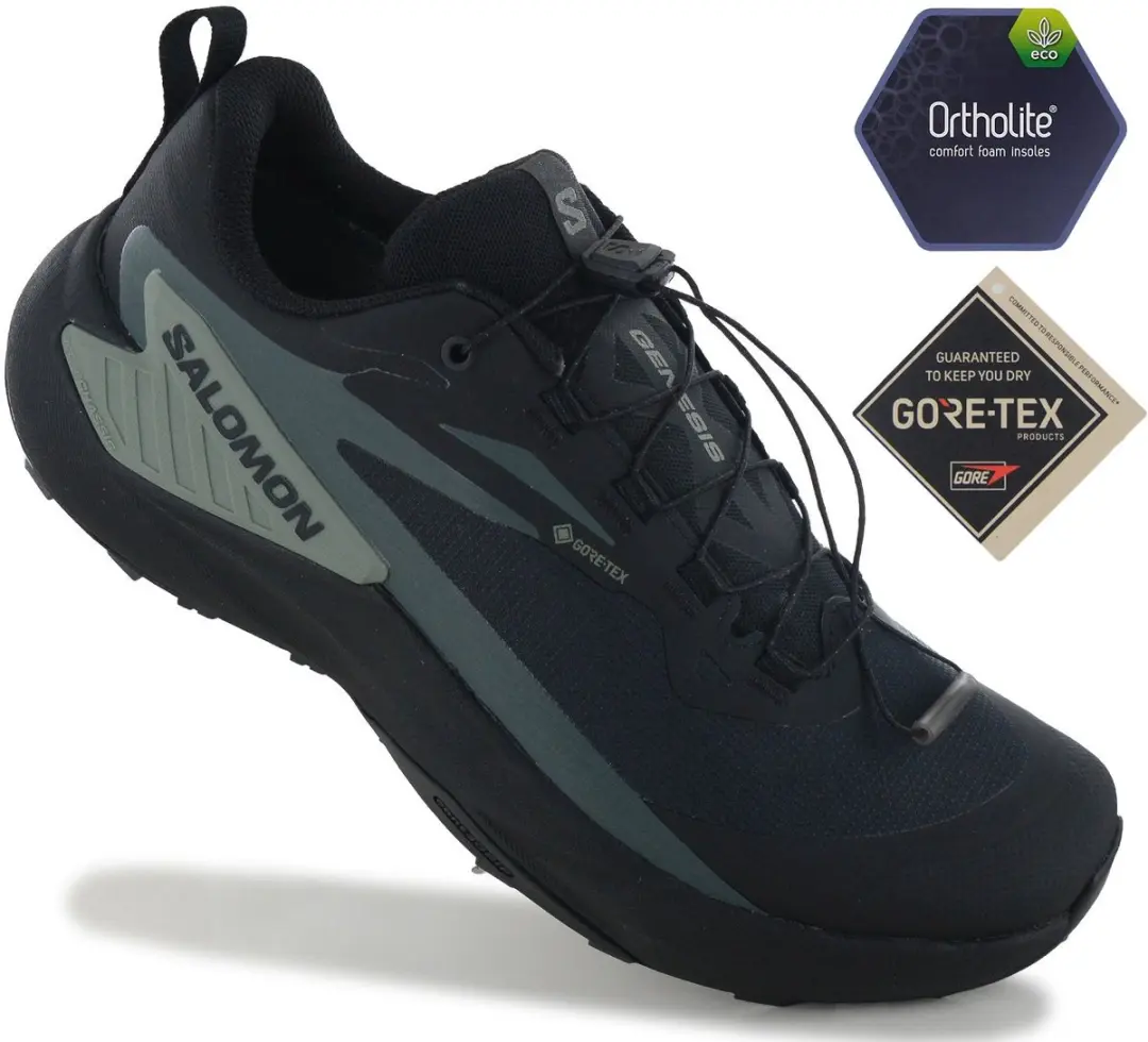 Salomon Genesis GTX Trail-Running Schoenen - EU 46.5 - Zwart - afbeelding 6 van 6