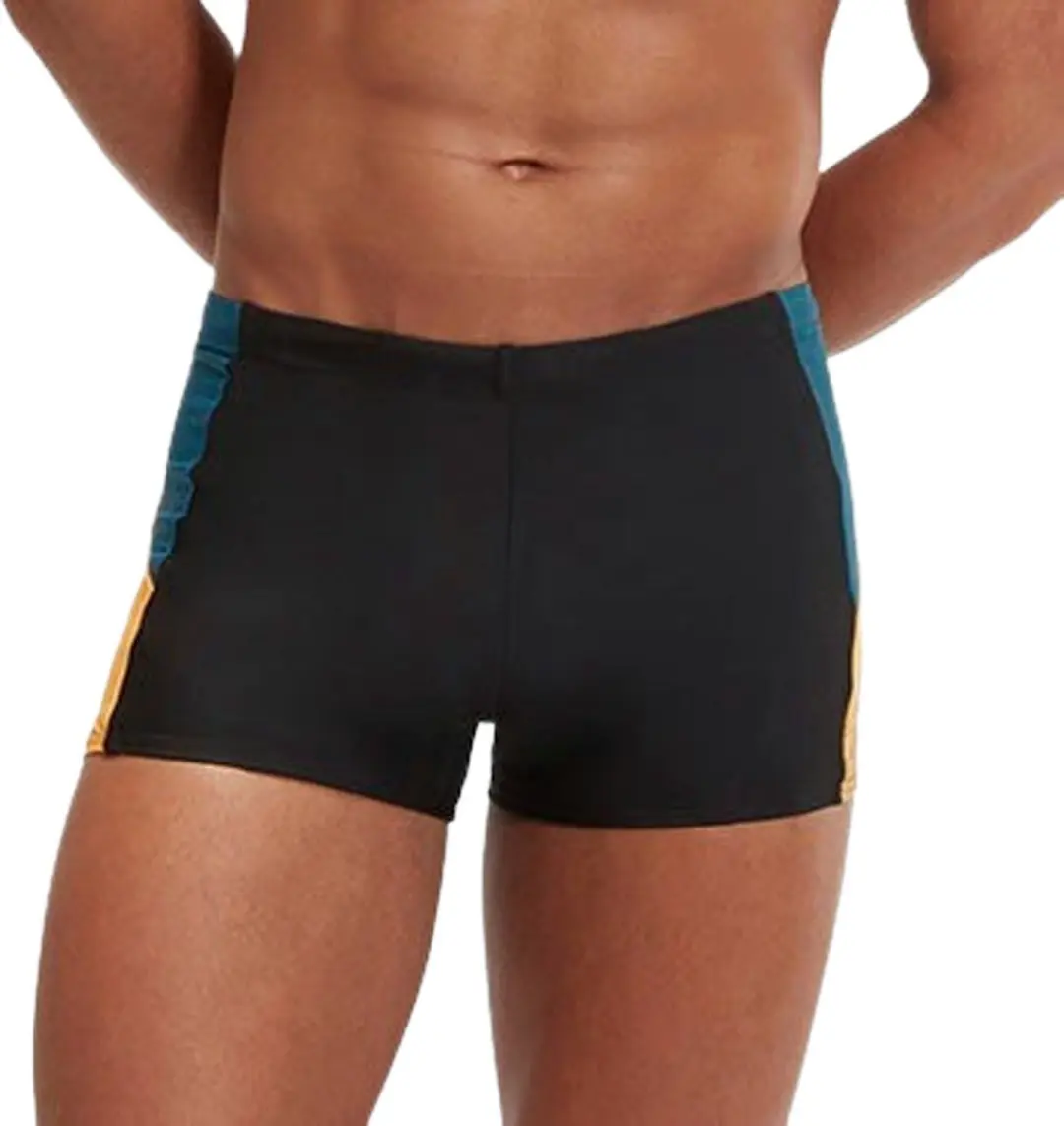 Speedo Dive Aquashort Heren Sportzwembroek - Maat 4 - Zwart/Blauw