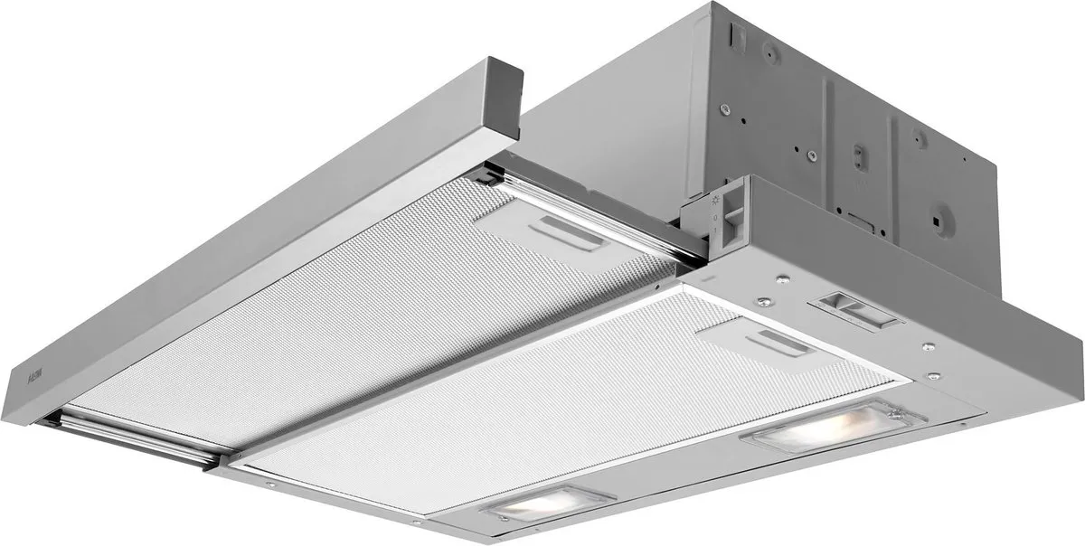 Etna AV560RVS Vlakscherm Afzuigkap 60cm - 420 m³/u