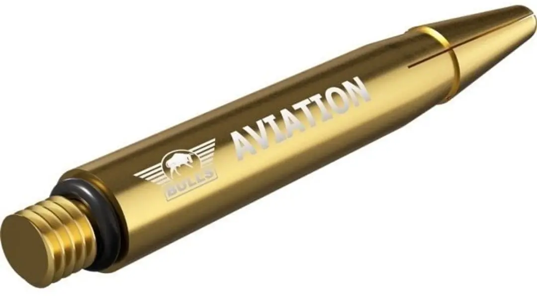 Bull's Aviation Gold Dart Shafts BU-55328 - 3 Stuks