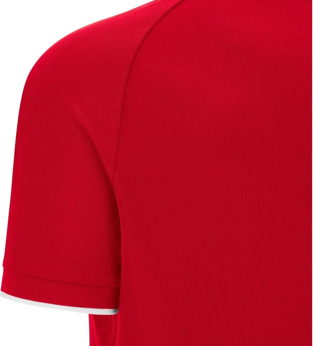 Macron Glory Aulos Polo Heren - Rood/Wit XL