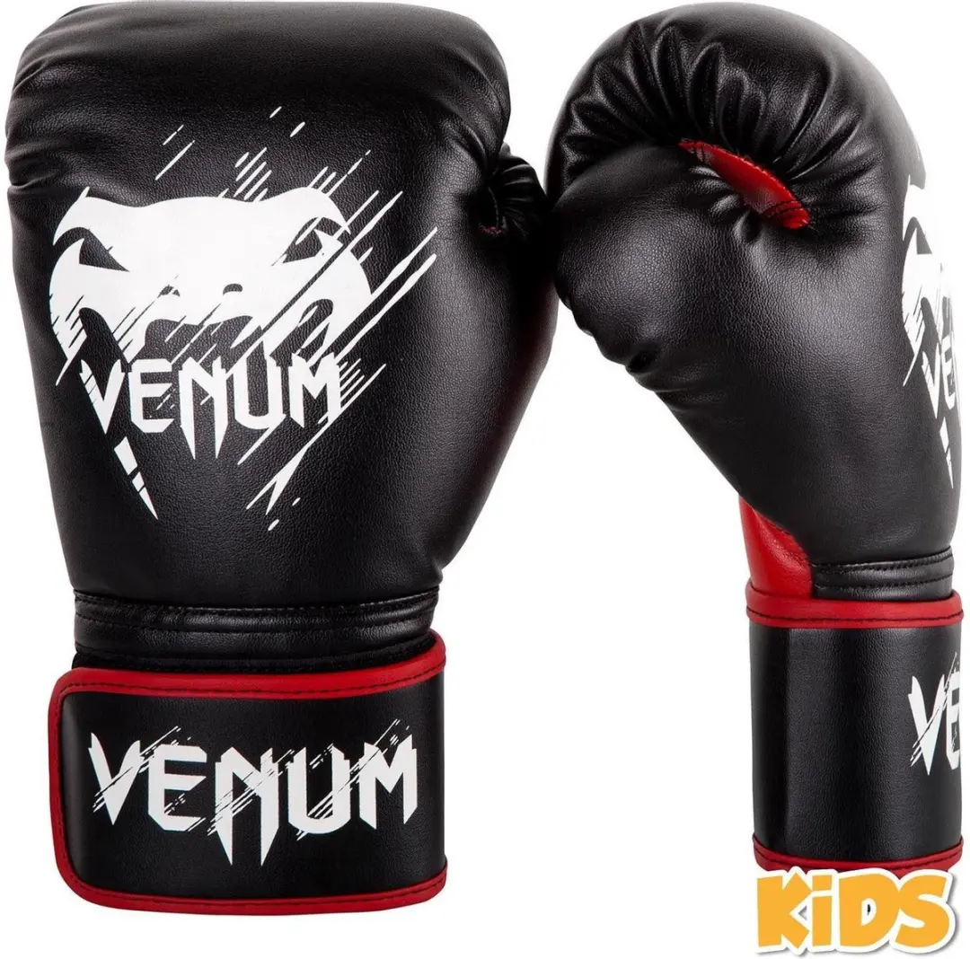 Venum Contender Kinder Bokshandschoenen 4oz - Zwart/Rood