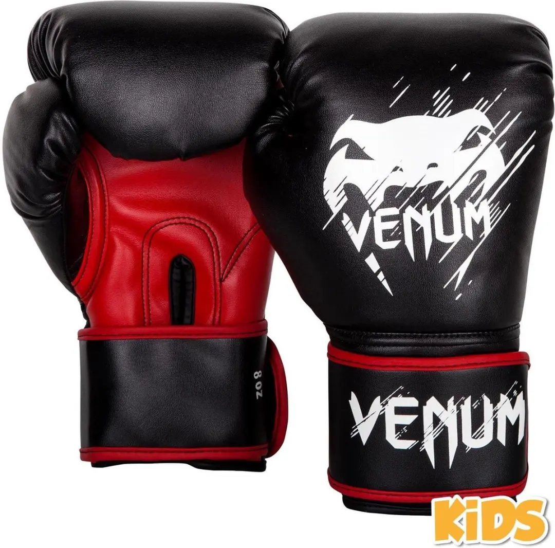 Venum Contender Kinder Bokshandschoenen 4oz - Zwart/Rood