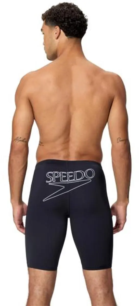 Speedo Endurance+ Logo Jammer Heren XS - Zwart/Wit